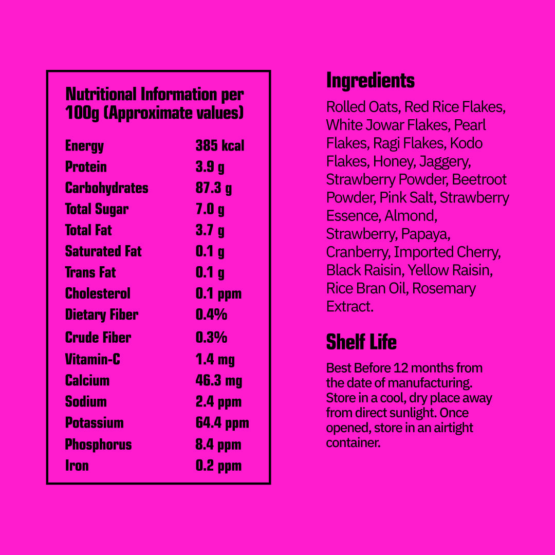Strawberry Muesli (250gm)